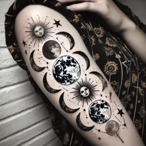 Celestial Themes with Sun and Stars